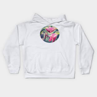 Dancing Crinum Lilies Kids Hoodie